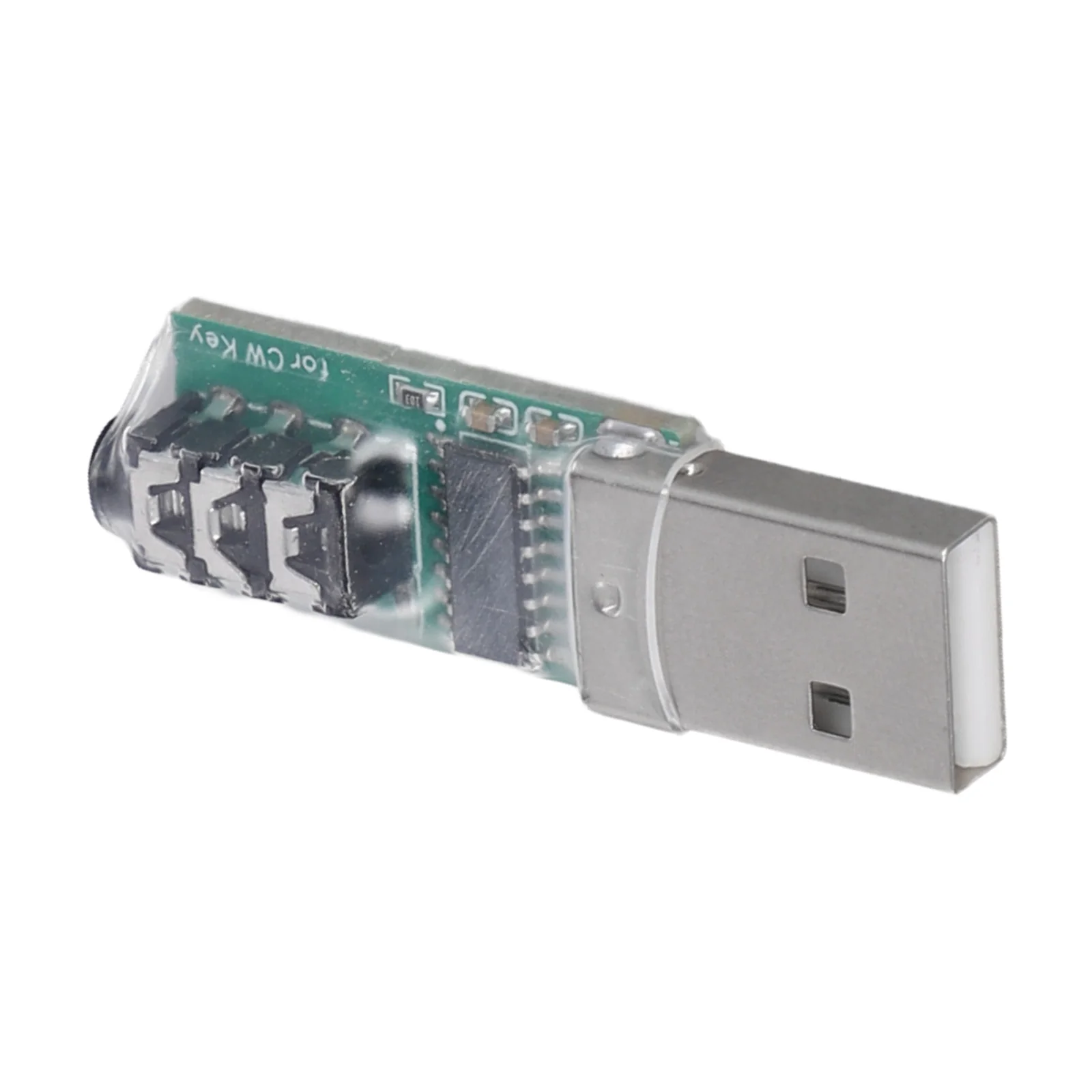 1pc Mobile Code Connector USB Key Connection ABS For VBand Morse Trainer PC Version Electric Key Connector Parts