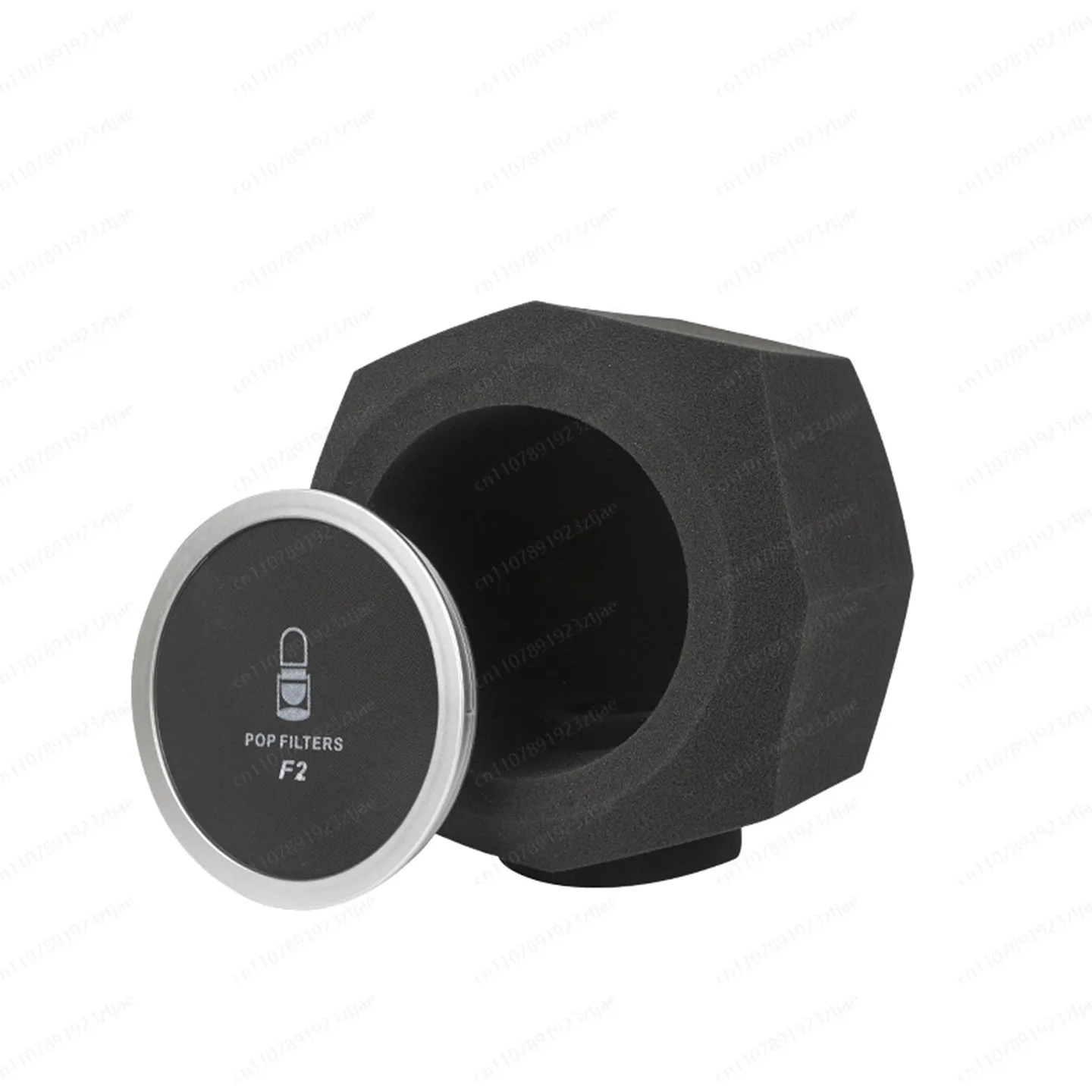 F2 Soundproof Shield for Microphone, Recording Studio Pop Filter, Noise Reduction Windscreen