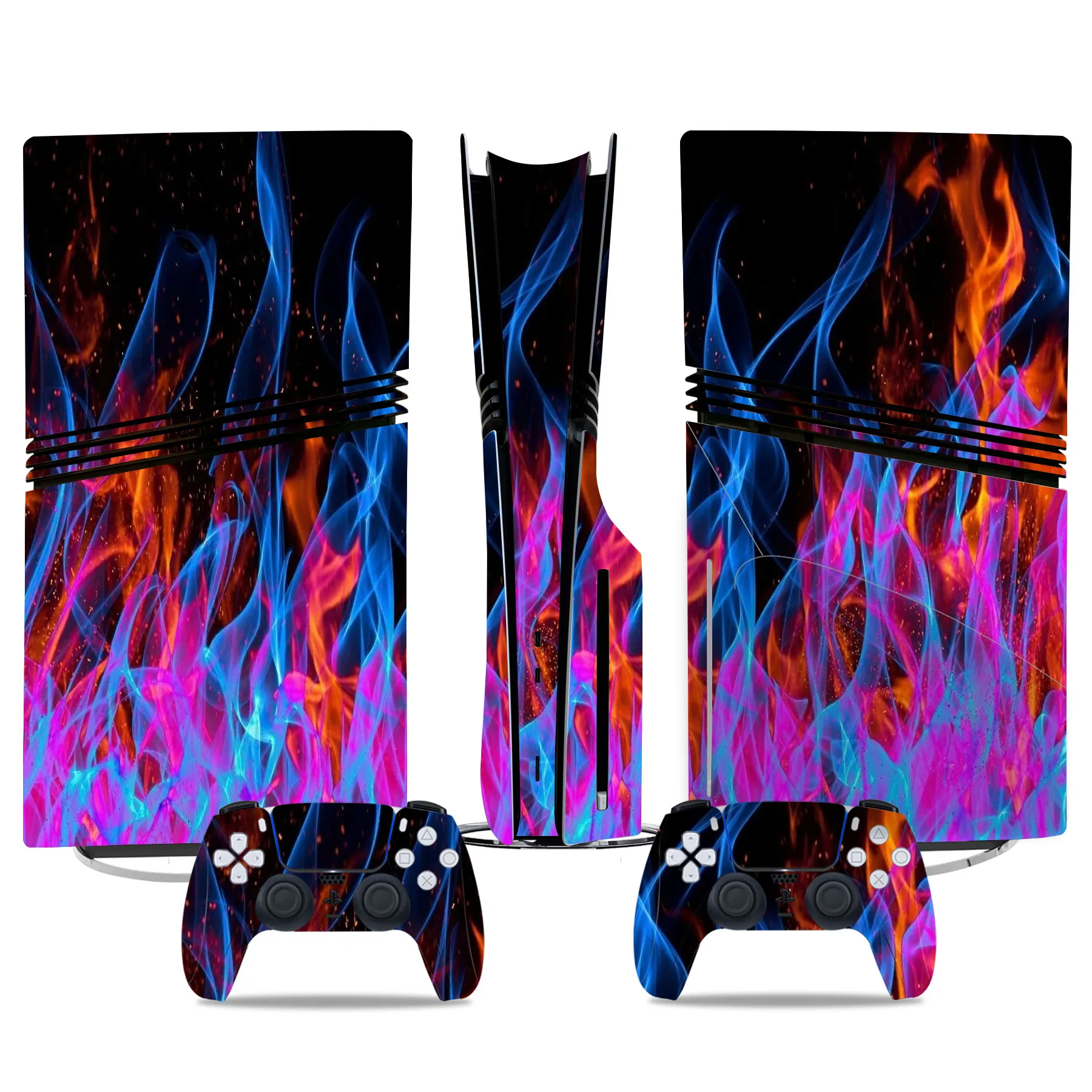 Autocollant de peau de disque pour PS5 Pro, couverture de décalcomanie pour console et 2 thorac, nouveau vinyle de peau de disque