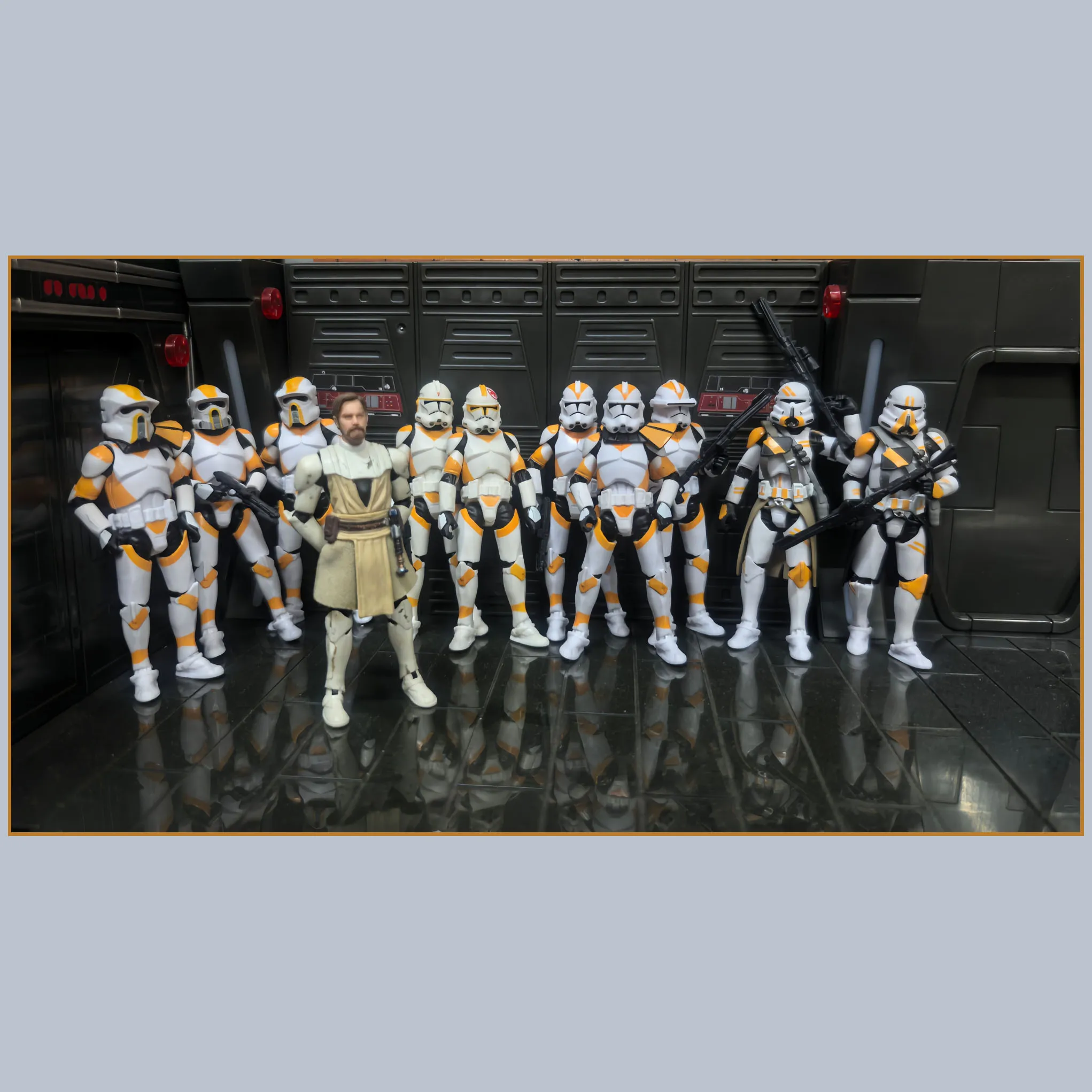 Star Wars 3.75 Polegadas Clone Trooper 1/18 212th 442nd Siege Battalion Cody OBI-WAN ARF Boneco de Ação Modelo Avulso