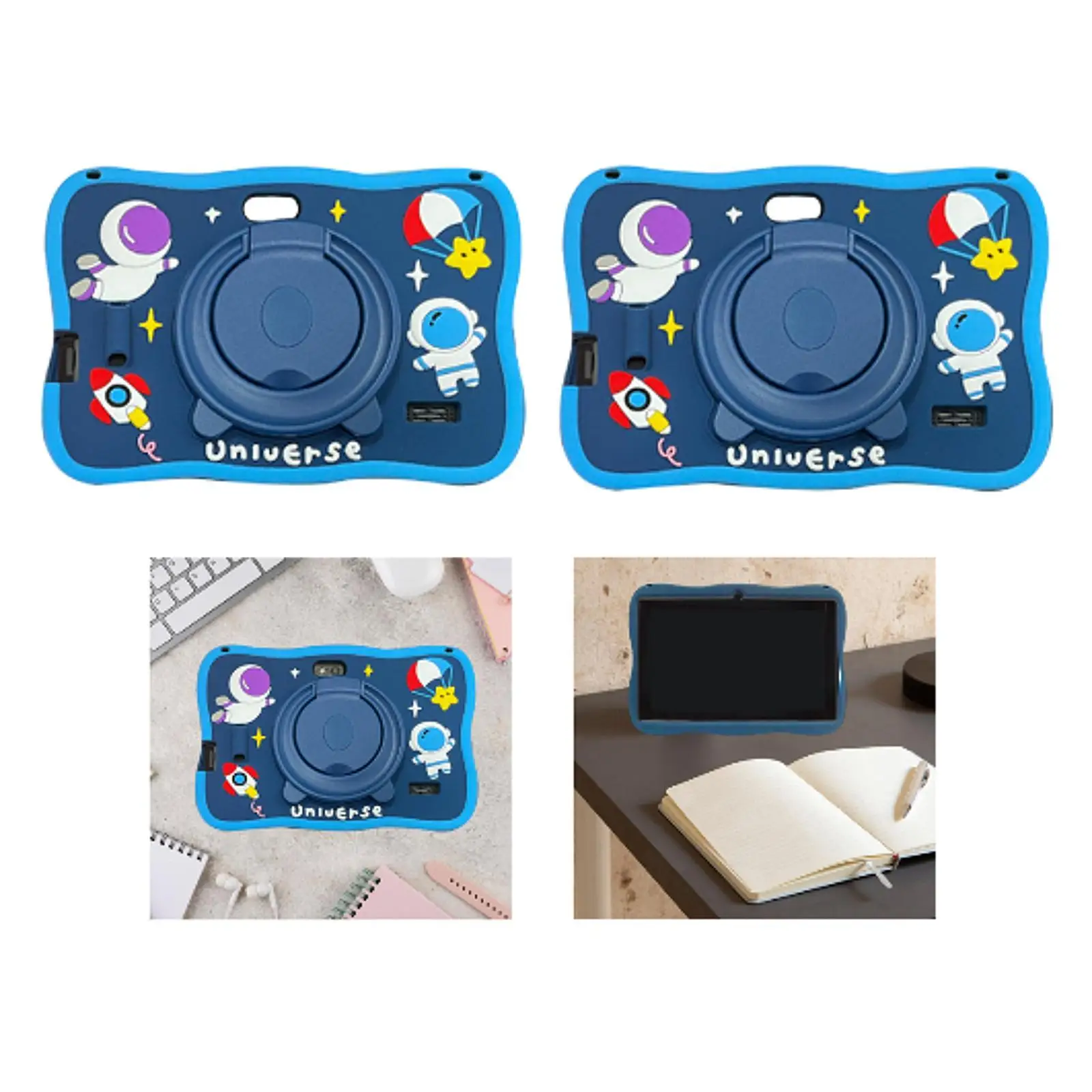 Kids Tablet 7 inch TF Card Slot Astronaut Decorative Educational Camera