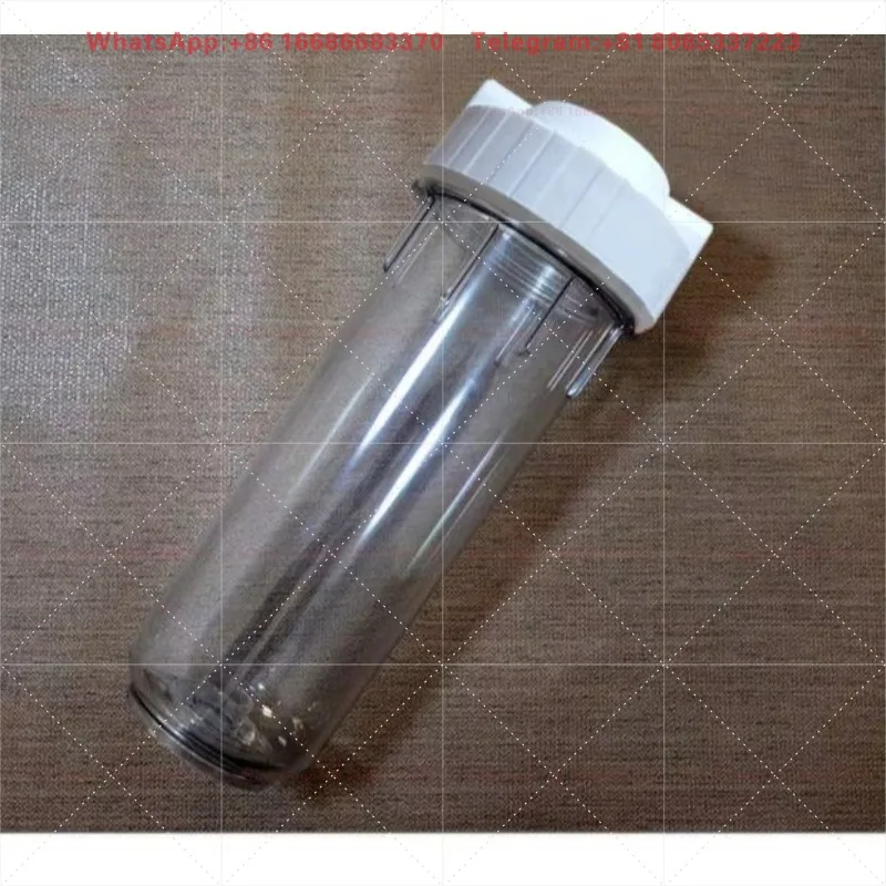 Household primary water purifier filter bottle transparent pre filter 10 inch single-stage PP cotton filter cartridge