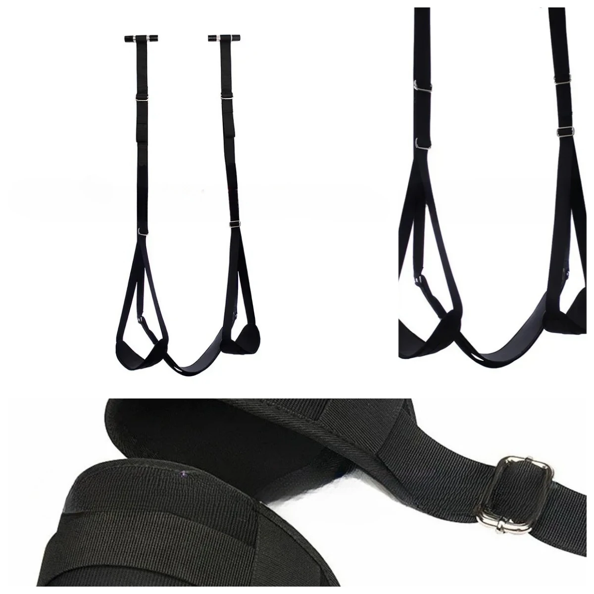Multipurpose door swing with seat cushion