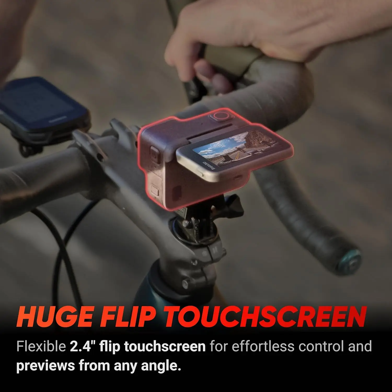 Cámara de Acción Resistente al Agua Insta360 Ace Pro Diseñada con Sensor Leica de 1/1.3″ Reducción de Ruido por IA para una Imagen Mejorada 4K120fps Original 5