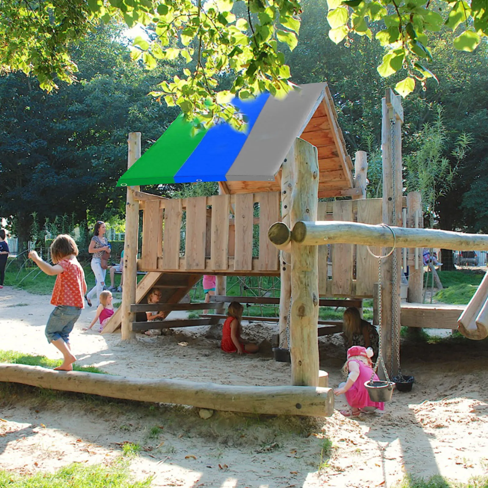 

Durable Non-Fading Patio Swing Cover Sun Rain Snow Protection Replacement Canopy for Garden Swing Large Chair Cover