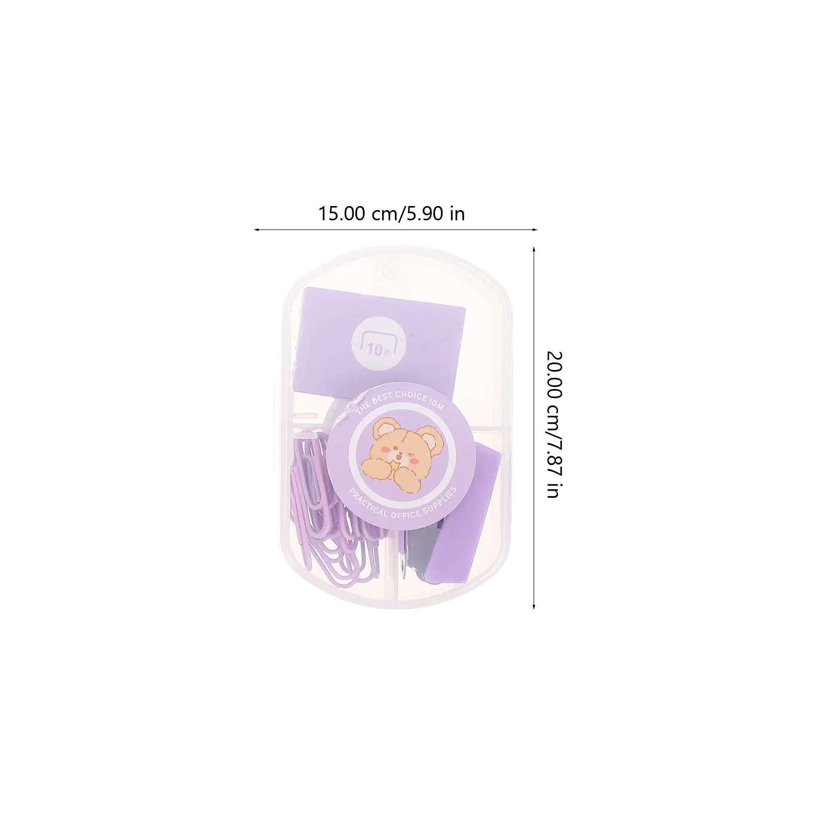 

3 set 3 Sets Paper Binding Tools Paper Kit Office Small Multi-Use Clips Set Stapler Kit Office Binding Supplies Student