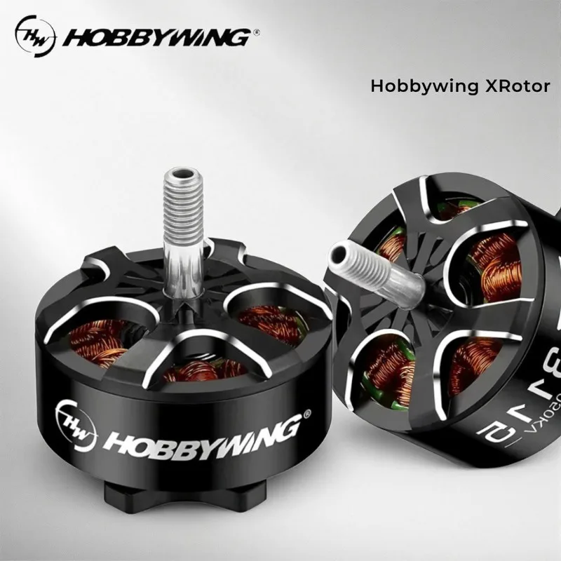 

4PCS Hobbywing XRotor 3110/3115 Premium Brushless Motor - 900KV/1050KV/1150KV 4-6S M5 Shaft for 8-10" Heavy Lift FPV Drones