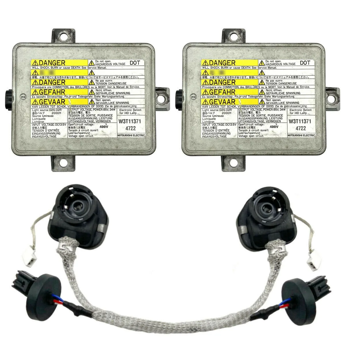 

2X for 2002-2005 Acura TL Xenon Ballast Lamp Bulb Igniter Control Unit Inverter 33119-S2A-J01 33129-S2A-J01