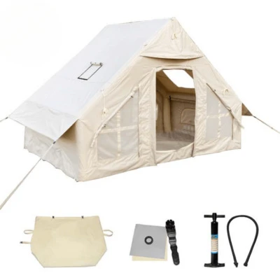 

Outdoor camping inflatable tent house thickened portable double rainproof camp oxford cloth camping tents