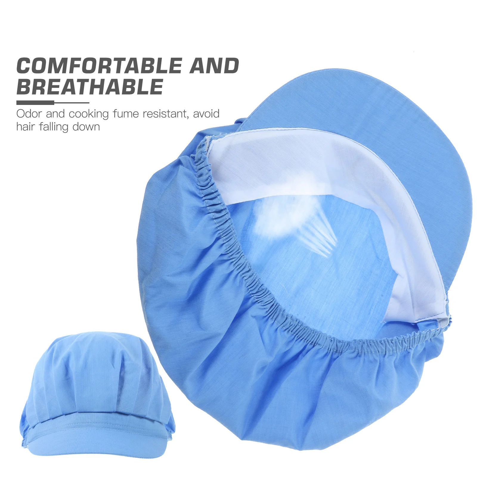 Chapéu de trabalho à prova de poeira, boné de chef, higiênico, malha de segurança, restaurante, hotel, cozinha, respirável, acessórios de boné de trabalho