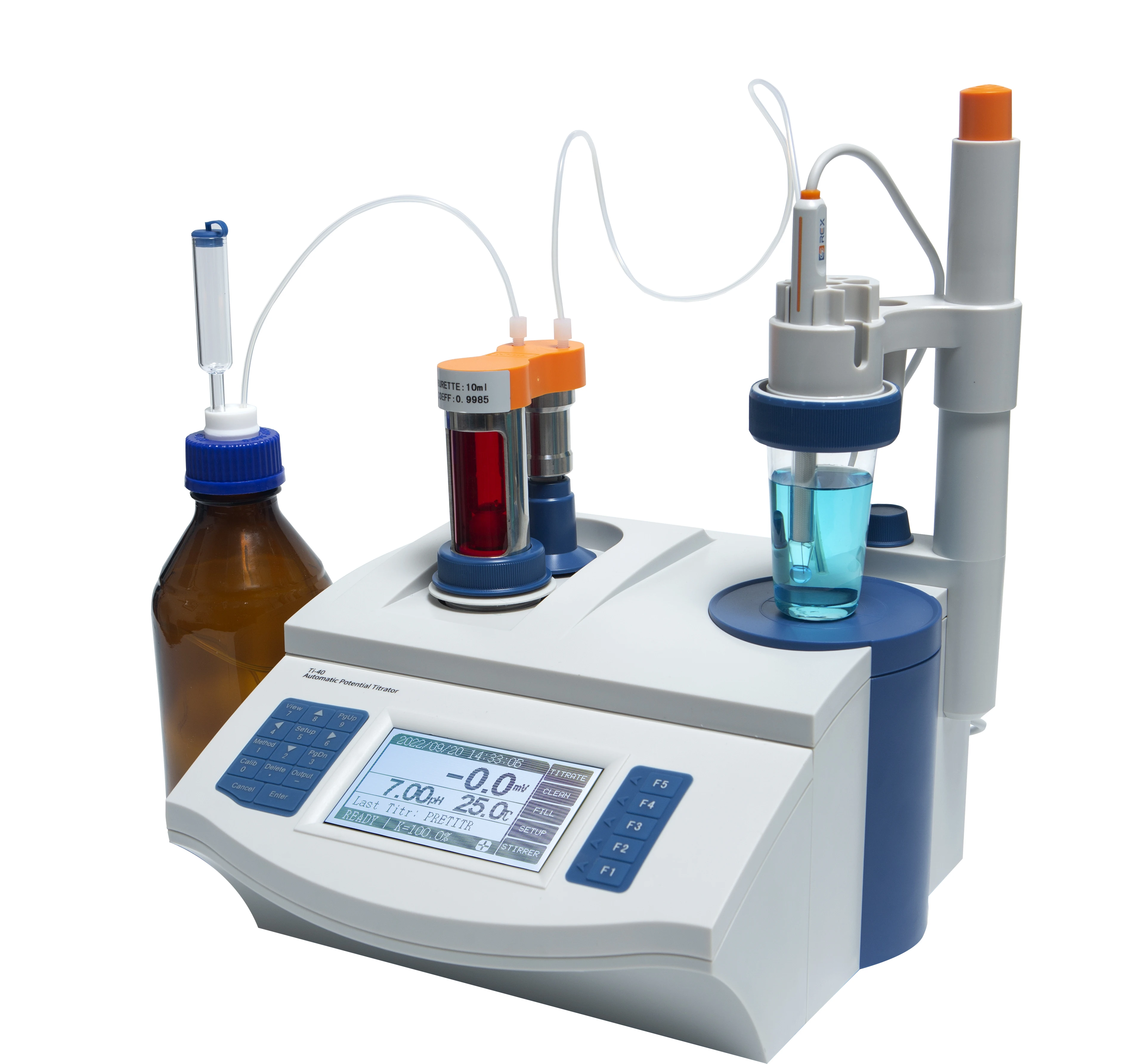 High-Accuracy automatic Potentiometric titrationt automatic Karl Fischer coulometer Titrator