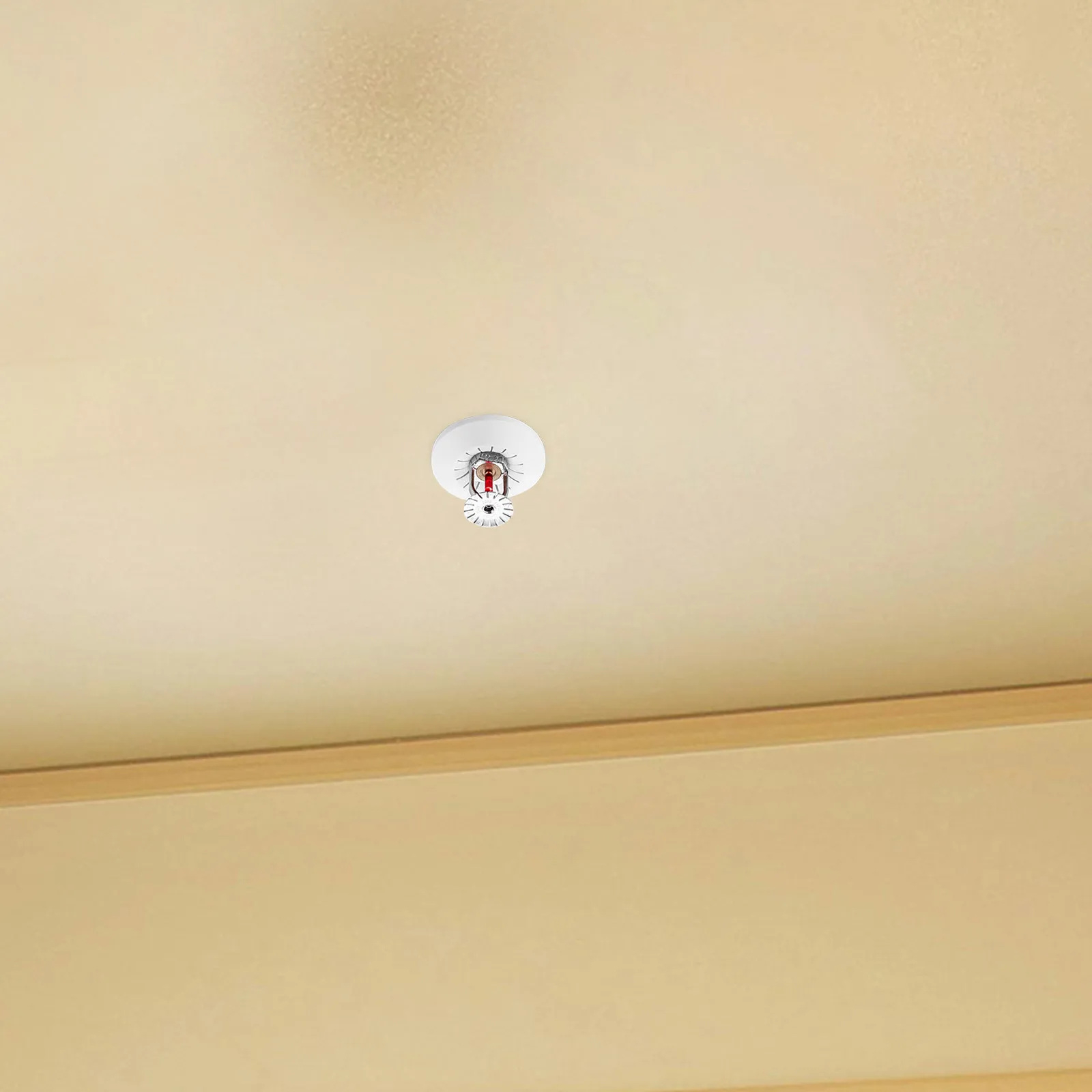 10 قطعة غطاء الرش الحريق لوحات العالمي البلاستيك Escutcheon لوحات الحائط القابلة للإزالة أغطية حماية لرؤوس رشاشات النار