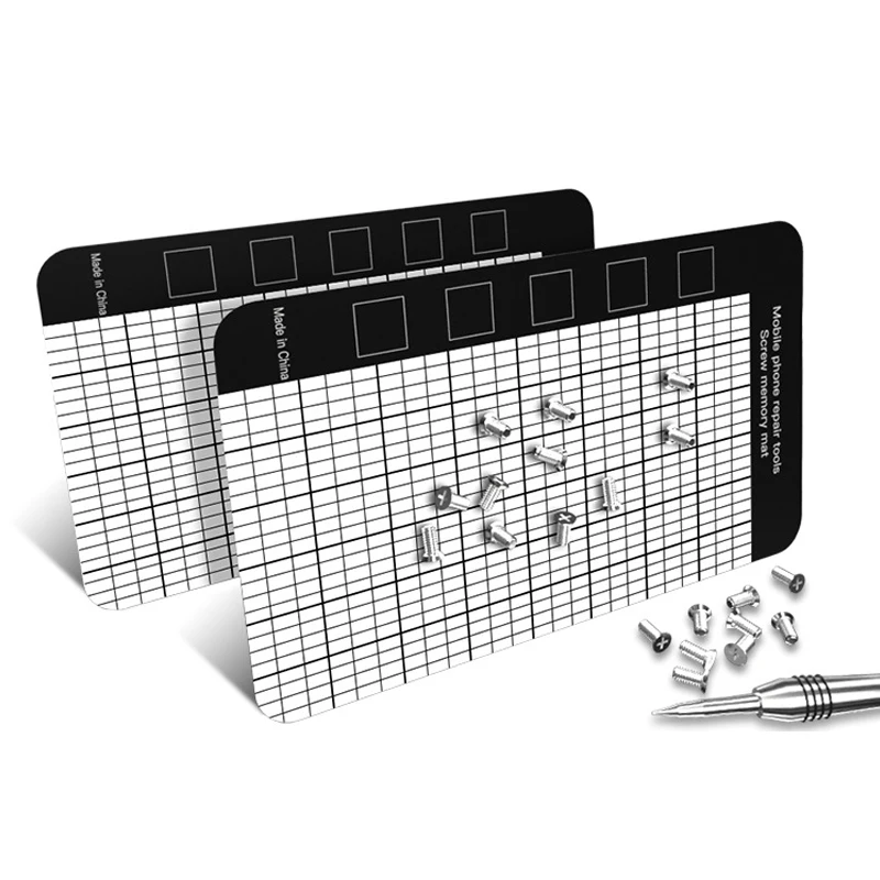 1/2/5/10Pcs Magnetic Screw Mat Memory Chart Work Pad Working Memory Pad For Little Small Screws Holds Mobile Phone Repair Tool