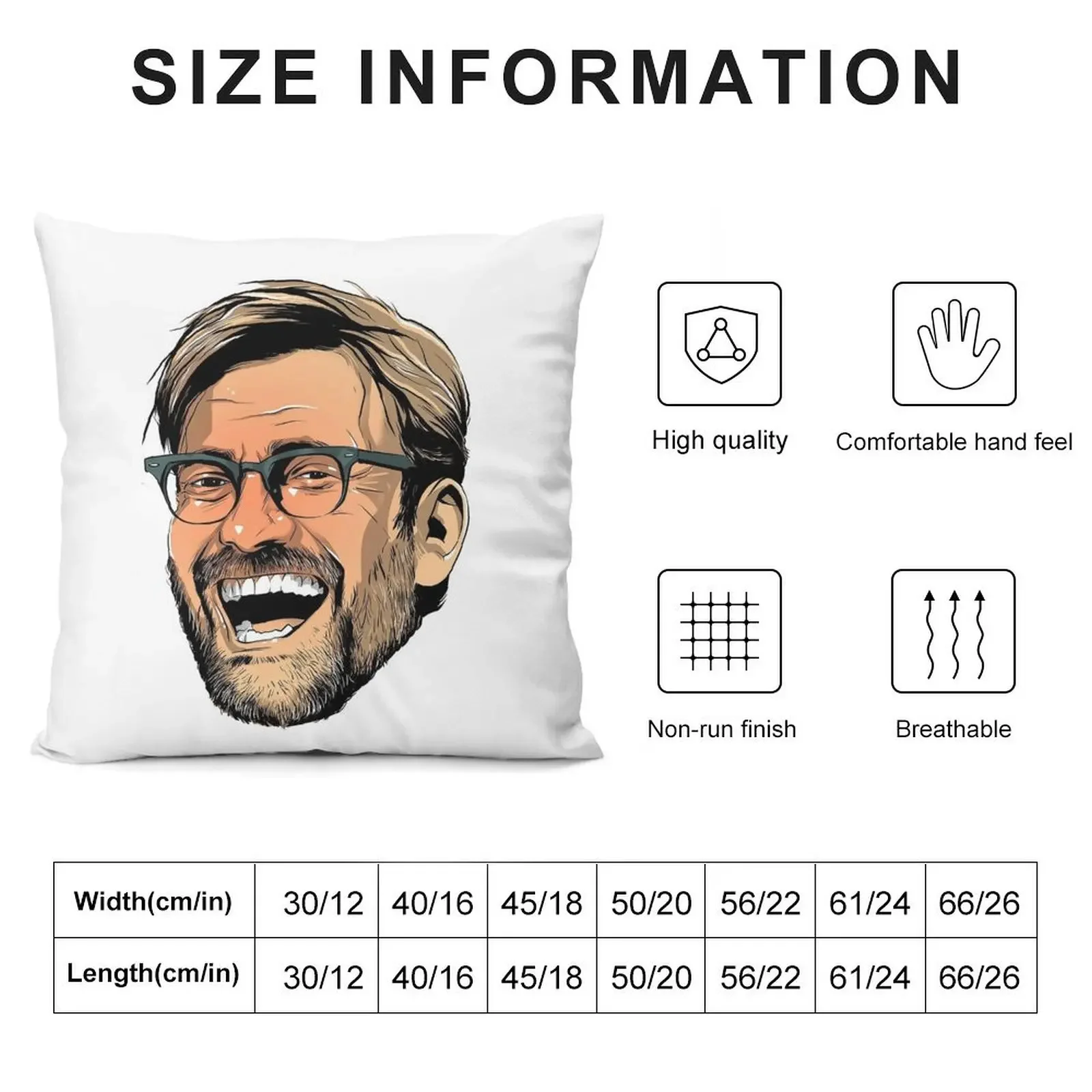 Delirious Klopp Throw Pillow Cushion Covers For Living Room Christmas Pillowcase luxury sofa pillows pillow