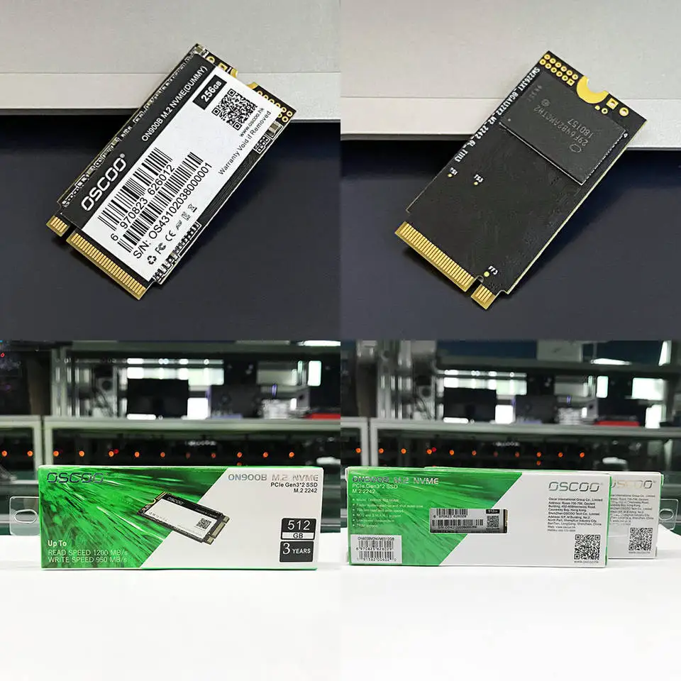 Твердотельный накопитель OSCOO M2 PCle NVME, жесткий диск SSD 512 ГБ 1 ТБ 256 ГБ PCle Gen3X4 для настольного ноутбука, ПК Macbook