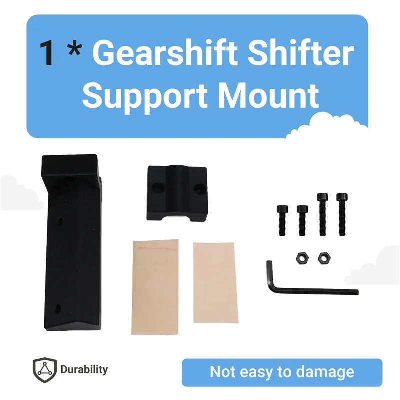 ABZZ-プレイシートチャレンジチェア G25 G27 G29 G920 ギアシフトシフターサポートマウントブラケットギアシフトマウント左側