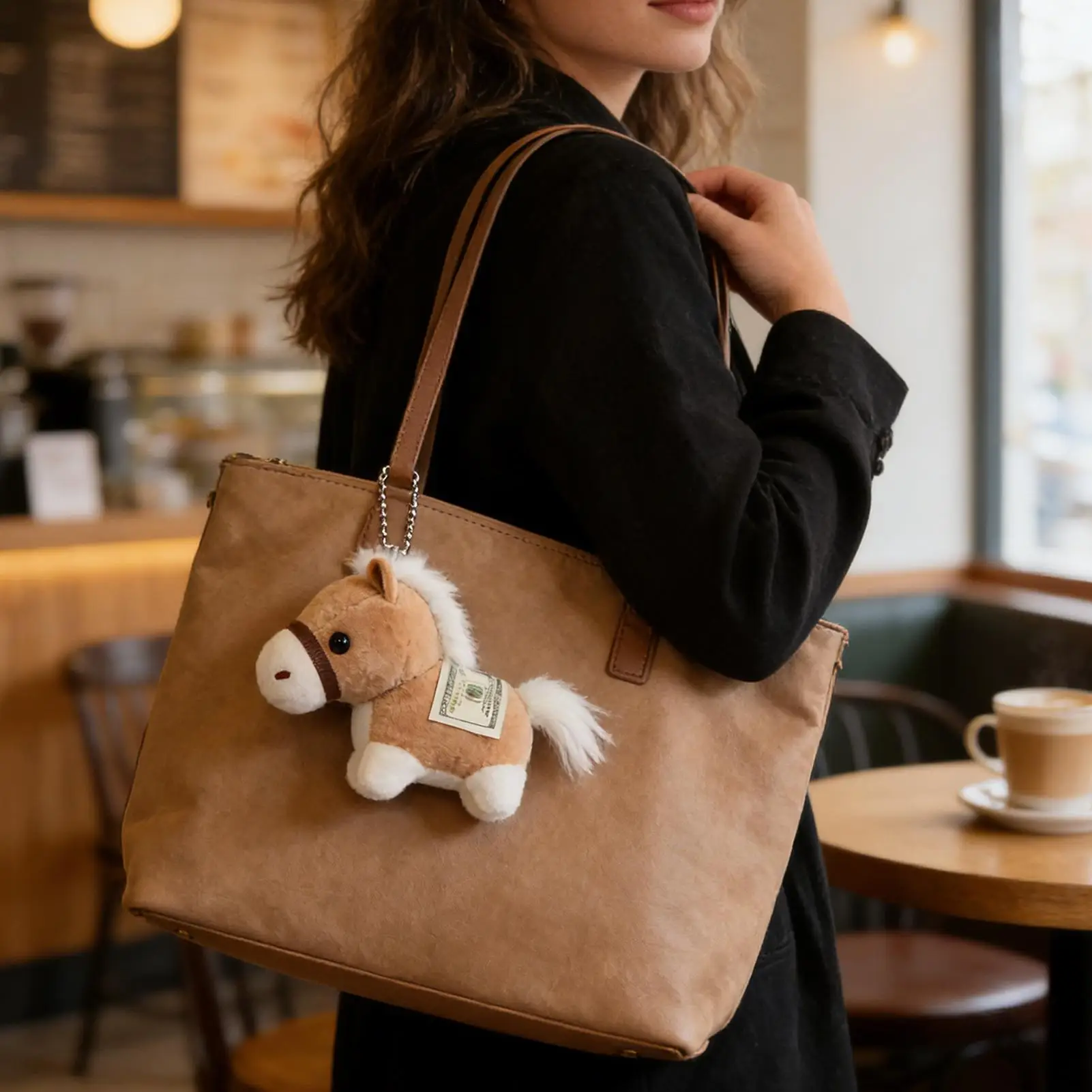 LLavero de caballo con colgante de caballo relleno, llaveros de animales de peluche 2026 para mujeres, niños, profesores, estudiantes, cartera, mochila