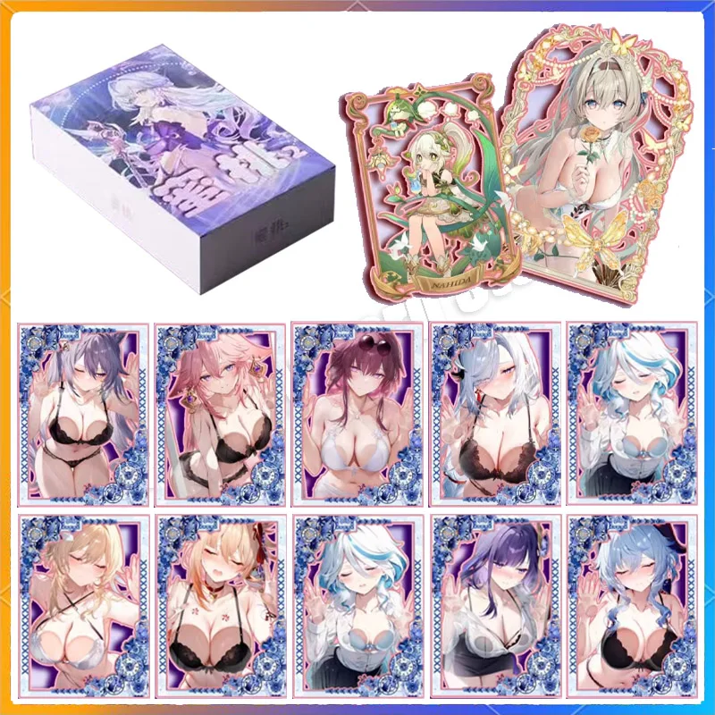 

Limited Sale New Style ACG Goddess Story Sexy Naked Metal Card Collectible Blind Box Toys Wife Cards Gift for Adults