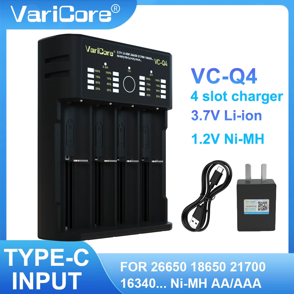 Liitokala Lii-500/Lii402/Lii-202/Lii-100/1.2 فولت/3.7 فولت 18650/26650/18350/16340/18500/AA/AAA NiMH شاحن بطارية ليثيوم 5 فولت 2A التوصيل