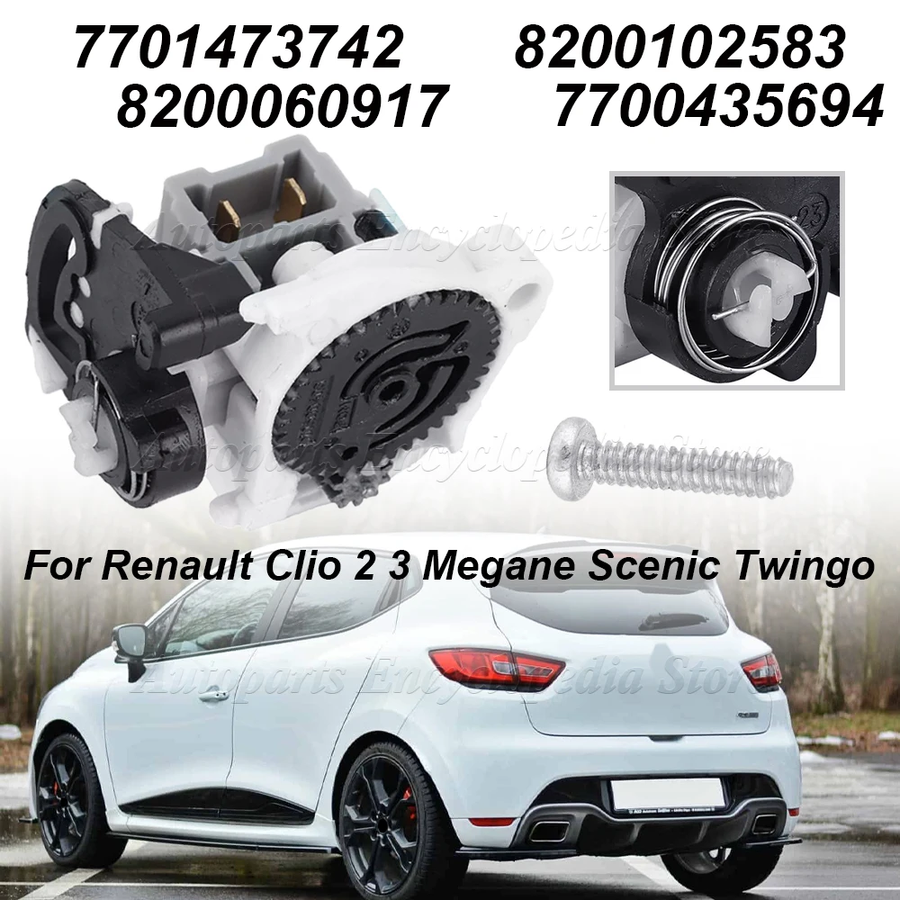 Pour Renault Clio 2 3 Megane Scenic Twingo 8200102583 7701473742 8200060917 Nouveau moteur d'actionneur de serrure de porte centrale de coffre 7700435694