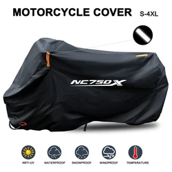 Motorcycle Cover Waterproof Outdoor All Season Dustproof UV Protective Moto Scooter Rain Cover for HONDA NC 750X NC750 X DCT
