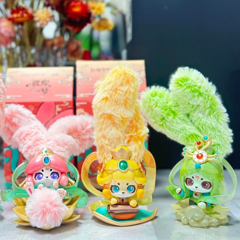 

Подлинная чашка кролика Dunhuang Dream Series слепая коробка милая виниловая плюшевая игрушка модная игрушка украшение дома Kawaii модель гаражный комплект