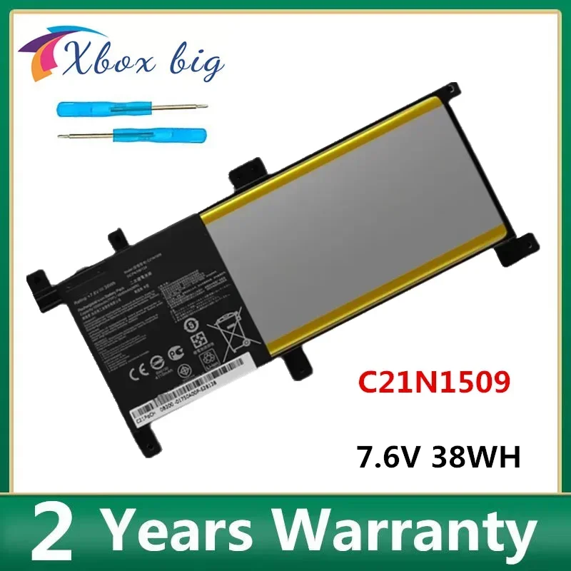 

C21N1509 7,6 В 38WH Аккумулятор для ноутбука ASUS X556UV A556U F556UA K556UA K556UV X556U X556UA X556UB X556UF X556UJ X556UQ
