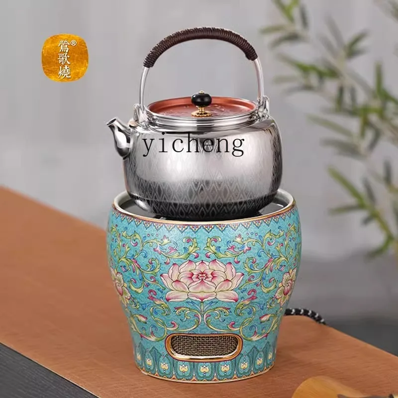 

ZZ Electric Ceramic Stove Tea Boiler Household Practical Mini Silent Boiler Outdoor Special