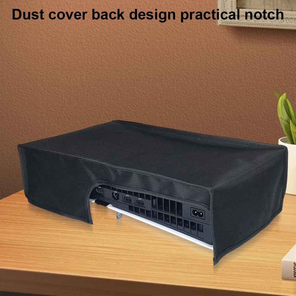 Horizontal Dust Cover Dustproof Cover 1680D Oxford Cloth Dust Guard Waterproof for PS5 Pro 2024 Console Digital and Disc Edition