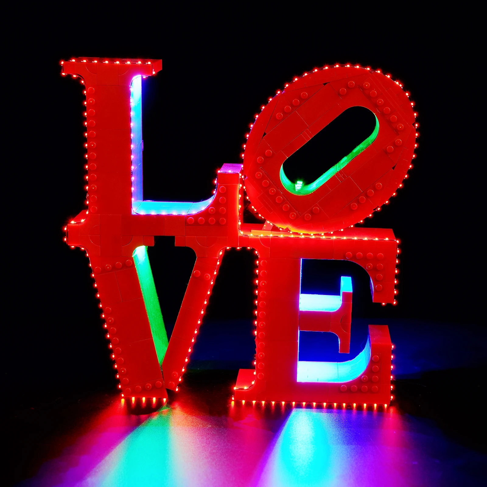 

Hprosper LED Light For Lego 31214 Art Love Decorative Lamp Home Decor Gift for Valentine's Day (Not Lego Building Blocks)