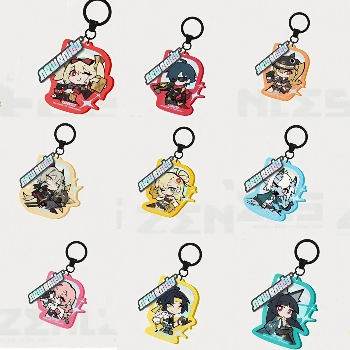 

Zenless Zone Zero Hoshimi Miyabi Pendant Keychains Cartoon Anime Pendant Keyring Jewelry Decoration Backpack Accessories