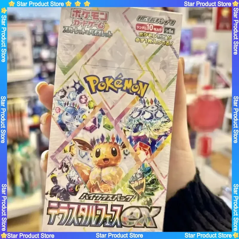 Pokemon Trading Collectible Card Game Sv8a Terastal Festival Ex Japanese Version Sealed Original Booster Box For Collector Adult