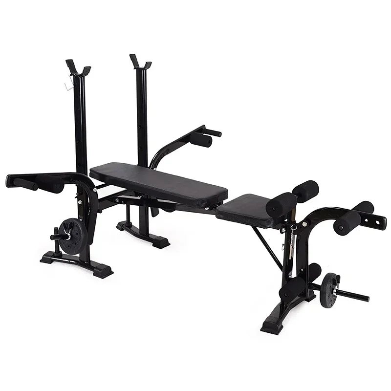 Squat Rack Barbell Bench Pres Fitness Equipment Weight Bench Press sHome Multifunctional Dumbbell Training