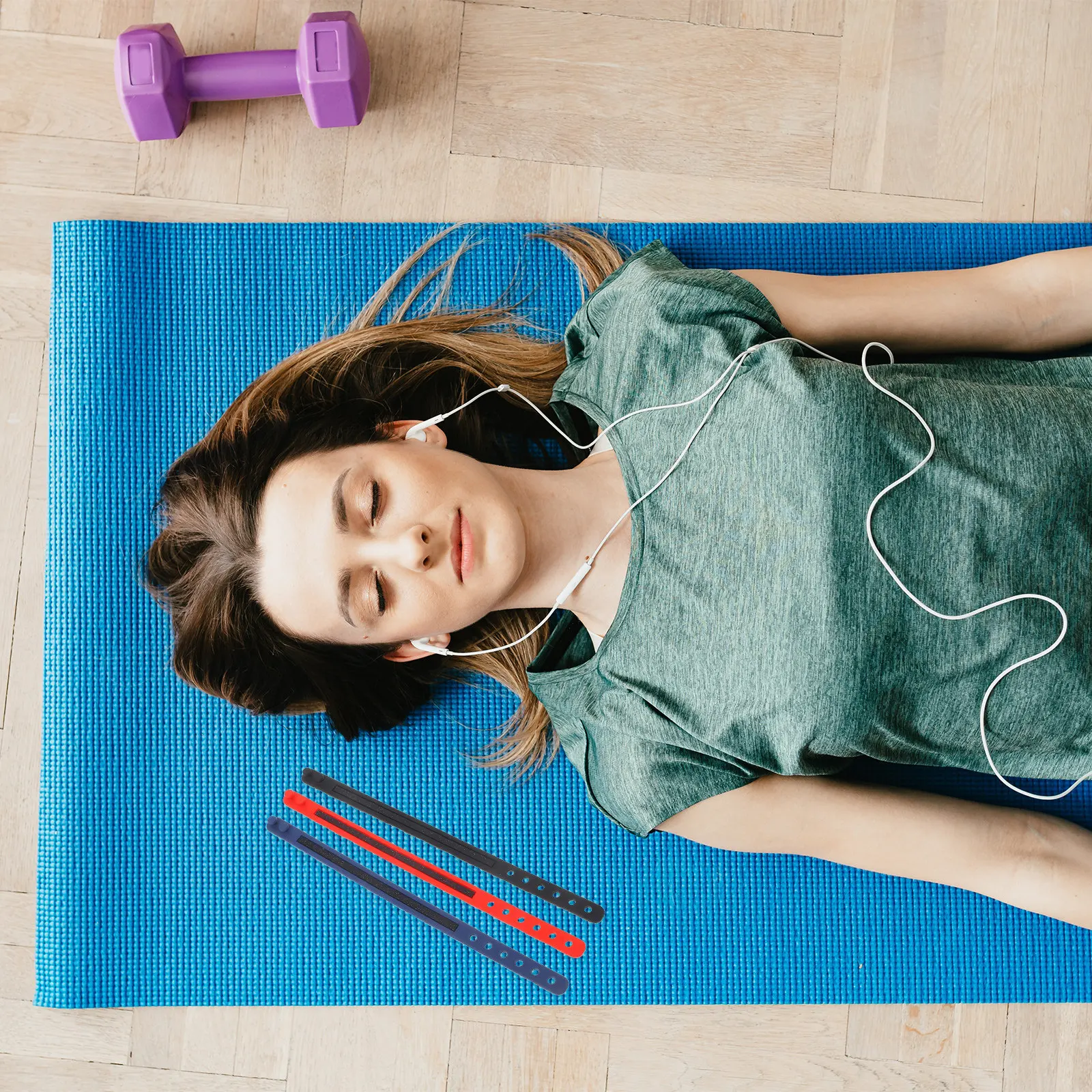 

3 Pcs Anti Static Wrist Band - Bracelet Straps Men Adjustable Silicone Anti-static