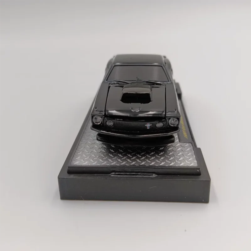 Diecast 1: 64 Scale 1969 Ford Mustang Boss 429 Sports Car Alloy Simulation Model Collection Display Toy Gifts Souvenir