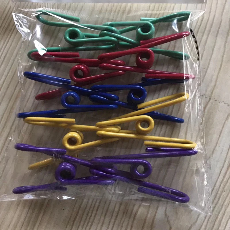 10 Pcs of Food Sealing Clips for Paper Clothes Drying Socks and Trousers Clothes Drying Clips Hats and Clothes Clips
