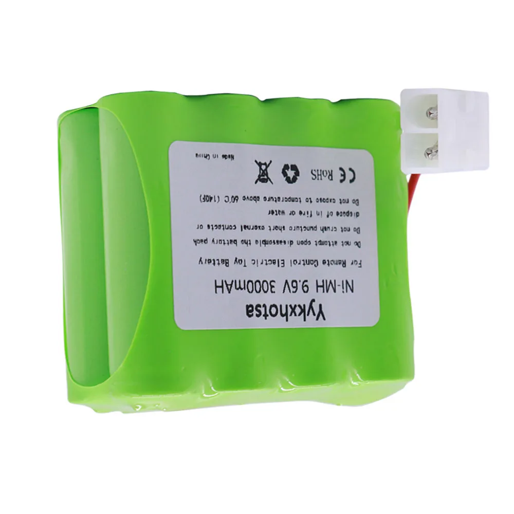 9.6V 3000Mah Pin NiMH Cho Rc Đồ Chơi Xe Ô Tô Xe Tăng Đoàn Tàu Robot Thuyền Súng Ni-MH AA 9.6V Đôi-Sàn Tàu NI-MH Pin X Mô Hình Chi Tiết Đồ Chơi