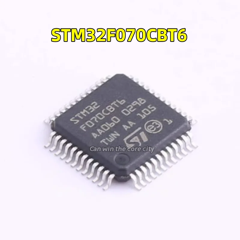 5-10 pieces Original Genuine STM32F070CBT6 LQFP-48 ARM Cortex-M0 32-bit Microcontroller-MCU