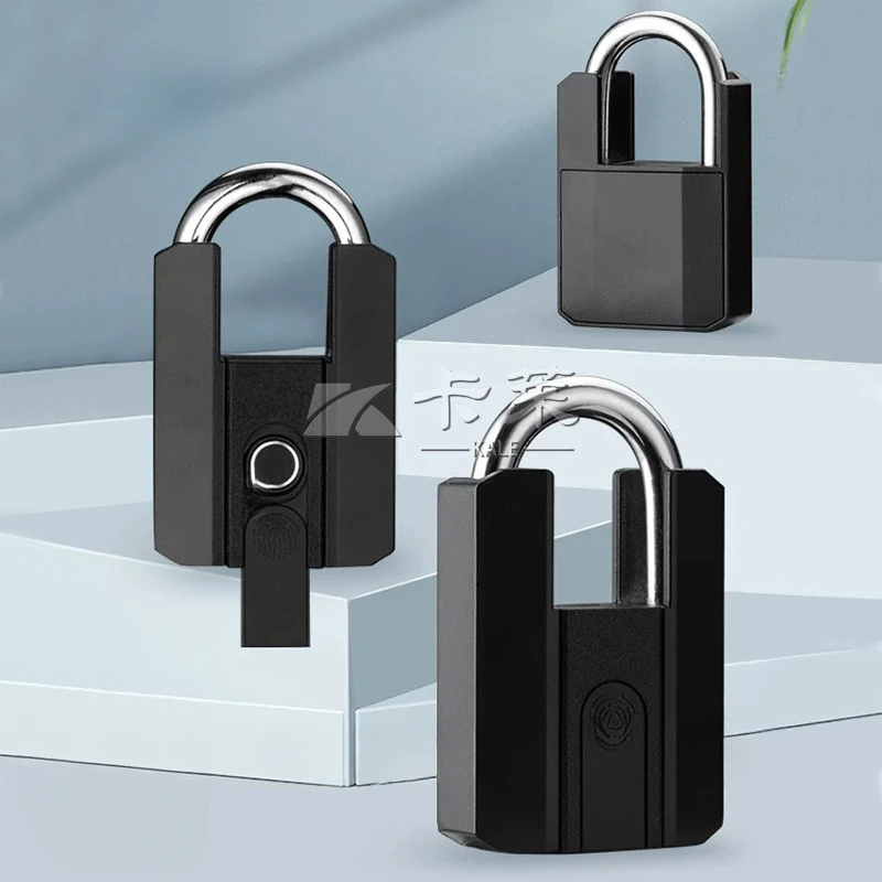 Smart Fingerprint Padlock Source Factory Direct Sales Household WaterproofTUYA TTBluetooth Lock Student Fingerprint Small Lock