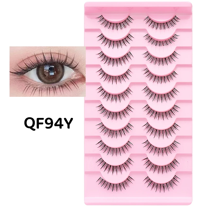 DINGSEN 10 Paar Transparente Anime-Naturwimpern Manga-Wimpern Koreanische Make-up-Wimpern Großhandel Künstliche Wimpern – Detail 20