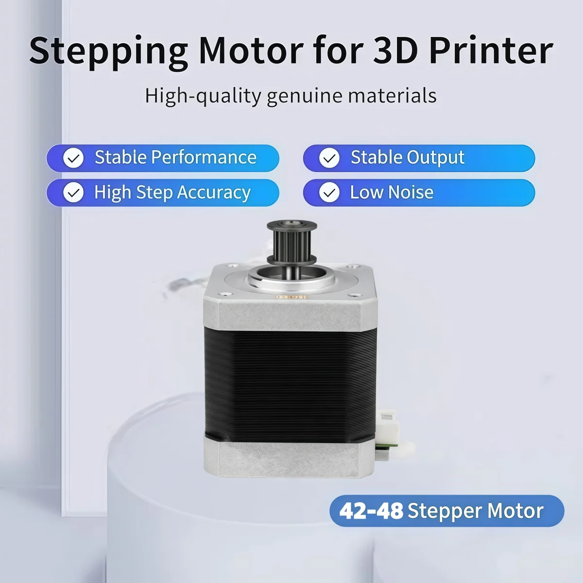 Original Creality Ender-3 V3 Plus Stepping Motor_42-48_L14.5_D5_circular Shaft_Y Axis for Ender-3 V3 Plus 3D Printer Parts