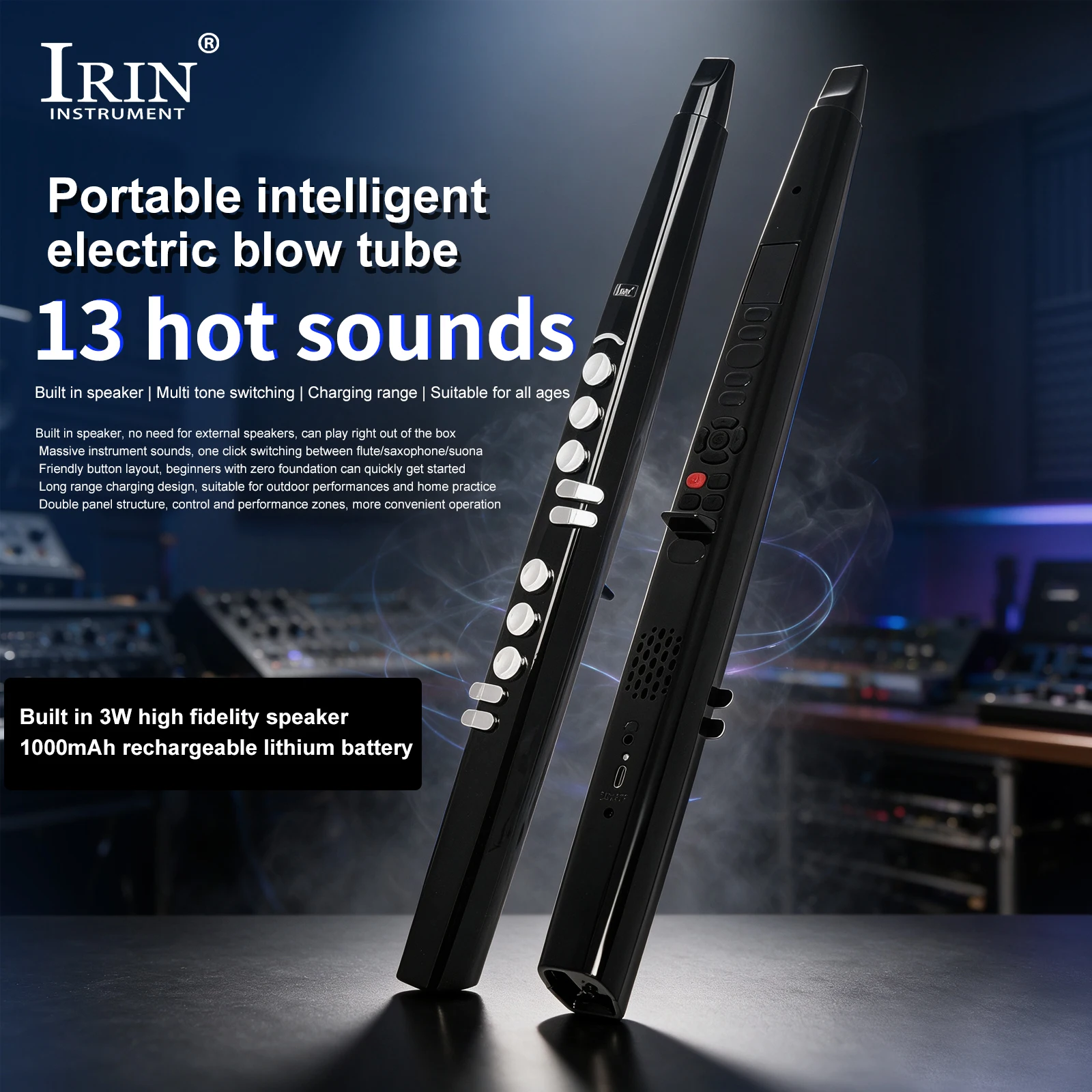 IRIN S57 Electric Blowpipe Min - Musical Instrument Euphonium ulasan dan harga