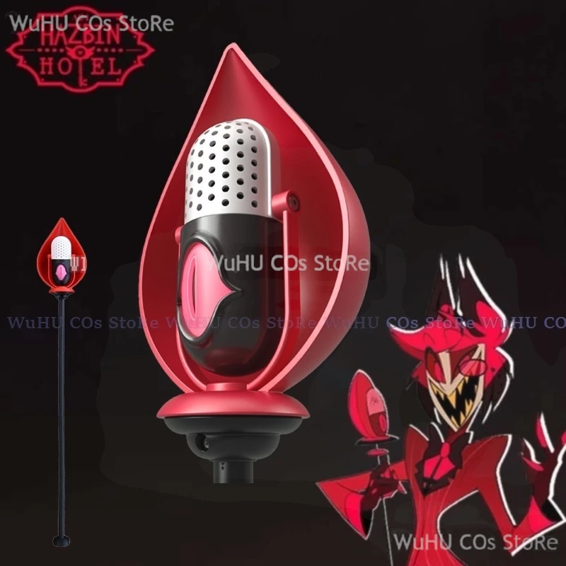 Uhauha/2024 Hazzbin Cosplay Hotel Kostüm Prop ALASTOR Mikrofone Prop Handschuhe Alastor Gold Prop Frau Männer Halloween Party