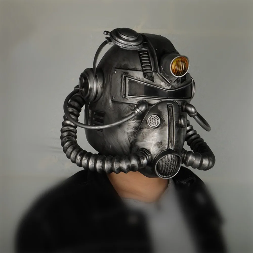 Creepy Halloween Gas Mask Costume, Party Radiation Biohazard Headgear, Cosplay