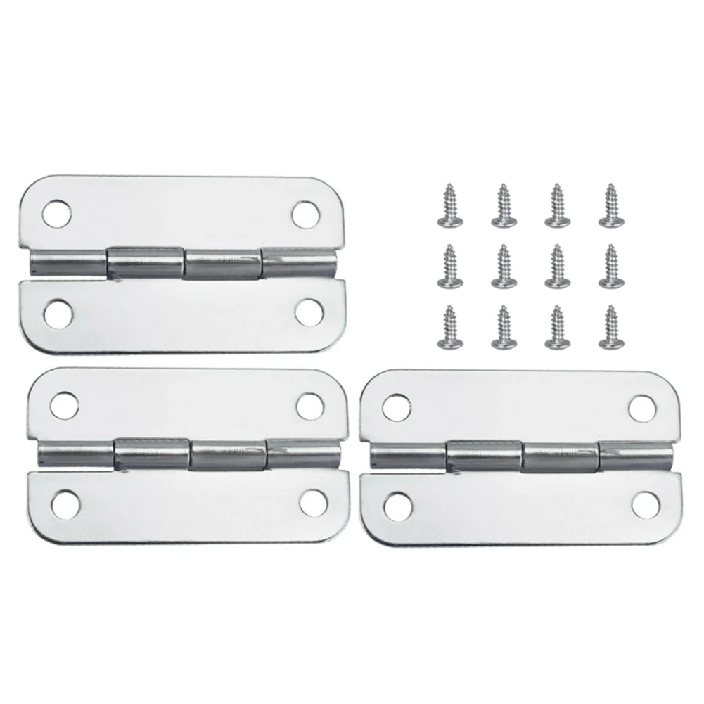 

3PCS Stainless Steel Cooler Hinges Screws Kit 6*3.3cm Replacements Cooler Hinges For Igloo Cooler Rectangular-shaped Ice