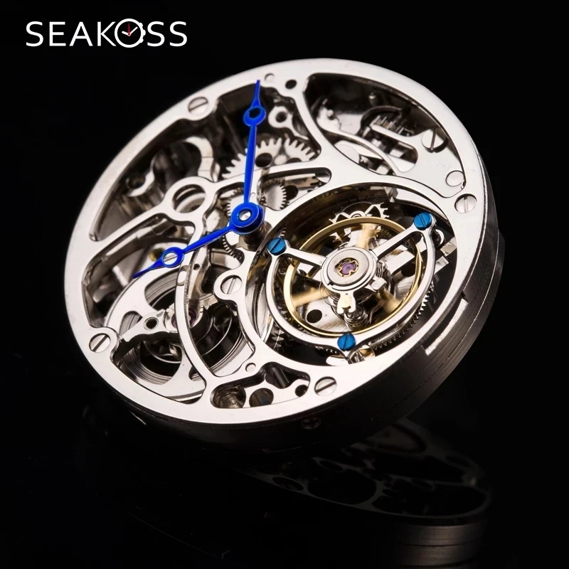 High-End Original Tourbillon Hollow Movement  Men Skeleton Tourbillon Mechanical Watches