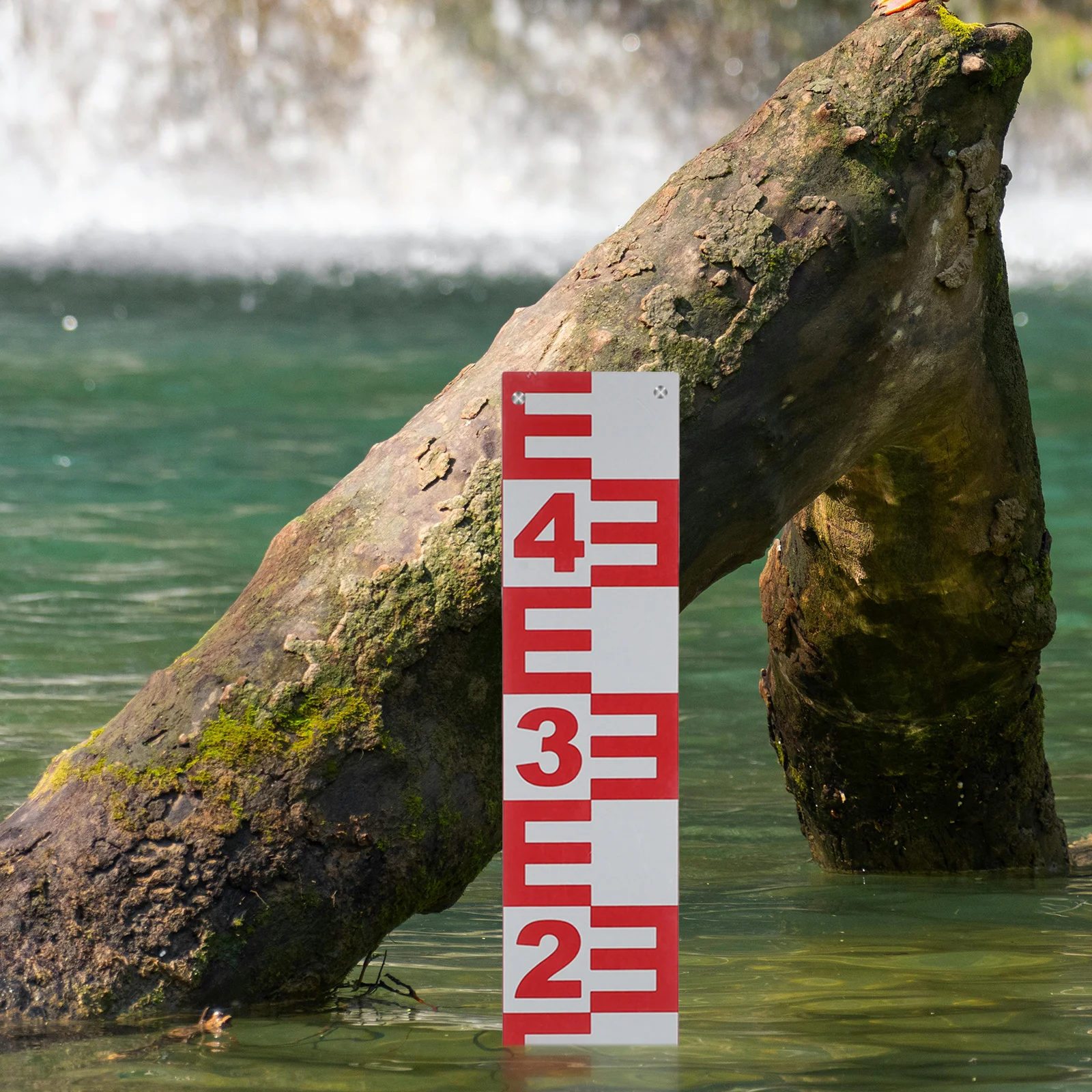 مقياس مستوى المياه من الفولاذ المقاوم للصدأ مقياس مضيء للخزانات والأنهار والبحيرات والقياس المائي ومستلزمات حمام السباحة والمياه