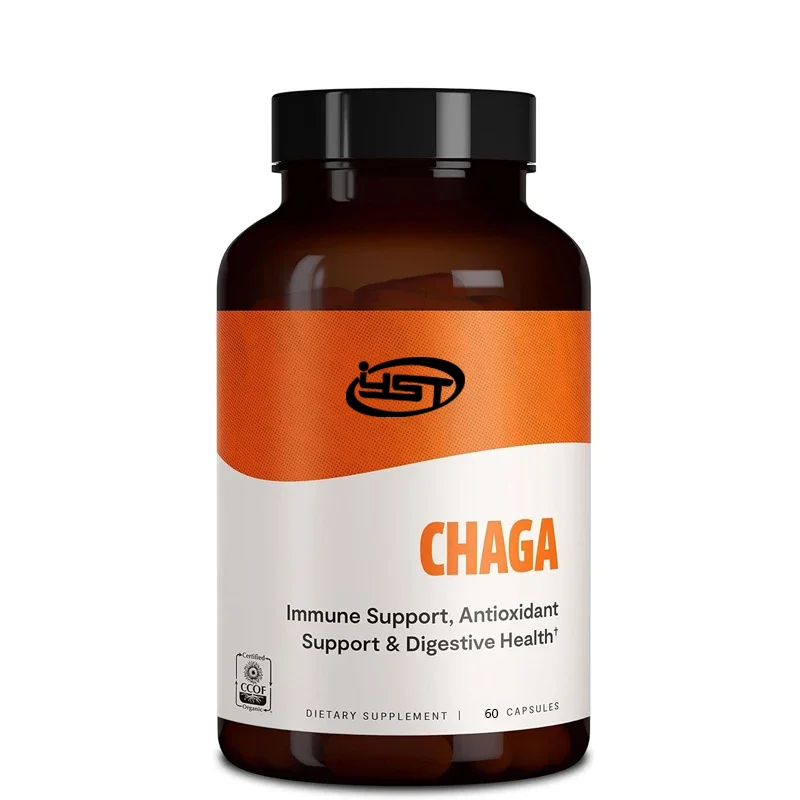 Chaga Mushroom Supplement - Antioxidant and Immune Support (60 capsules)