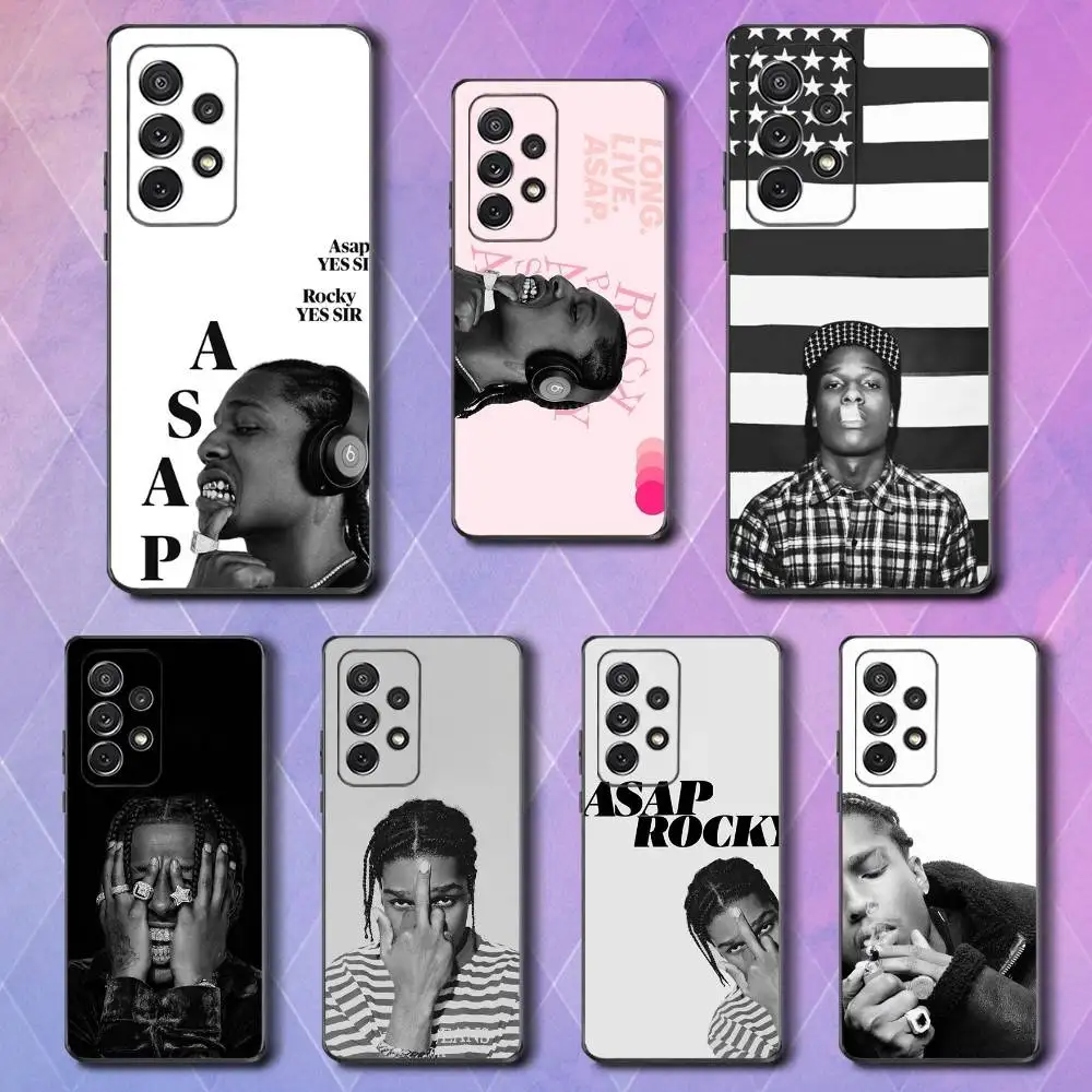 

Rapper A-ASAP R-Rocky Phone Case For Samsung S25,S24,S23,S22,S21,S20,S10,Ultra,Plus,Lite,FE,Soft Silicone Black Cover