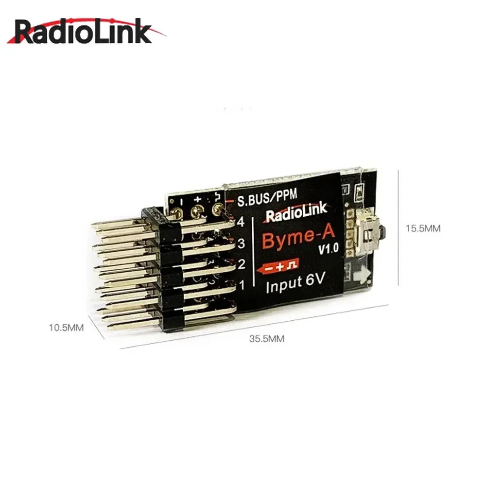 Radiolink Byme AD Fixed Wing Gyro - Self-Stabilization & Balance Control, 3D Crane Mode for Delta Wing, Su-27 & Paper Aircraft